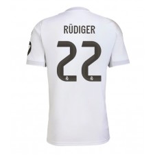 Real Madrid Antonio Rudiger #22 Hjemmedrakt 2025-26 Kortermet